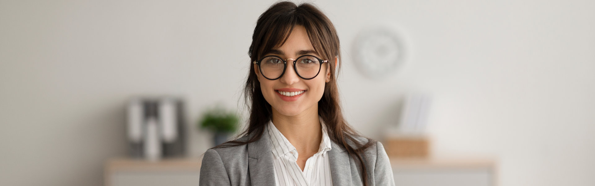 woman smiling
